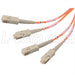 Cable om2-50-125-multimode-lszh-fiber-cable-dual-sc-dual-sc-10m