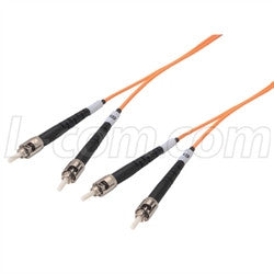 Cable om2-50-125-multimode-plenum-fiber-cable-dual-st-dual-st-30m