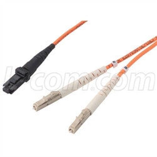 Cable om2-50-125-multimode-low-smoke-zero-halogen-fiber-cable-mtrj-dual-lc-20m
