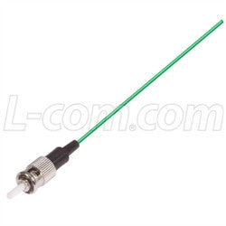 Cable om1-625-125-900um-fiber-pigtail-st-green-10m