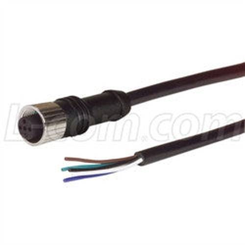 M12FOE5A-2 L-Com Ethernet Cable
