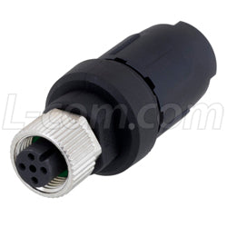 L-Com Connector M12FT4AF-L