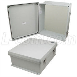 16x14x6-inch-ul-listed-weatherproof-nema-4x-enclosure-with-blank-non-metallic-mounting-plate L-Com Enclosure