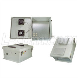 18x16x8-inch-120-vac-weatherproof-enclosure-with-power-saver-solid-state-fan-controller L-Com Enclosure