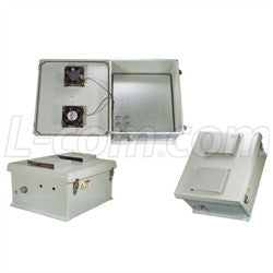 18x16x8-inch-240-vac-weatherproof-enclosure-with-cooling-fans-and-heaters L-Com Enclosure