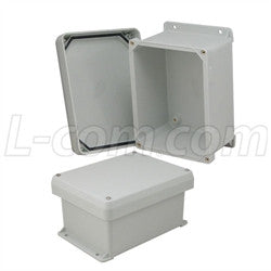 8x6x4-inch-ul-listed-weatherproof-industrial-nema-4x-enclosure-only-with-corner-screws L-Com Enclosure