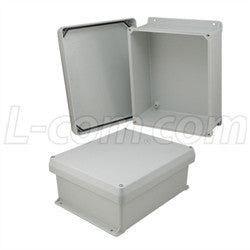 12x10x5-inch-ul-listed-weatherproof-industrial-nema-4x-enclosure-only-with-corner-screws L-Com Enclosure