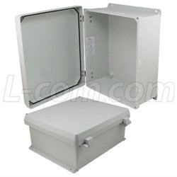 14x12x6-inch-ul-listed-weatherproof-industrial-nema-4x-enclosure-only-with-non-metallic-hinges L-Com Enclosure