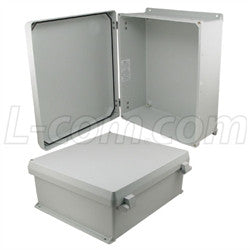 16x14x6-inch-ul-listed-weatherproof-industrial-nema-4x-enclosure-only-with-non-metallic-hinges L-Com Enclosure