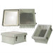 12x10x5-inch-weatherproof-windowed-nema-4x-enclosure-with-blank-aluminum-mounting-plate L-Com Enclosure