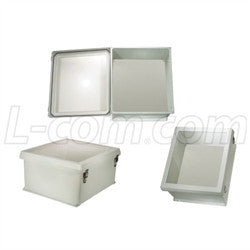 18x16x8-inch-weatherproof-windowed-nema-4x-enclosure-with-blank-starboard-mounting-plate L-Com Enclosure