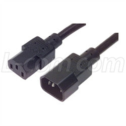 Cable power-cord-sjt3-17-awg-en60320c13-c14-ul-csa-vde-33
