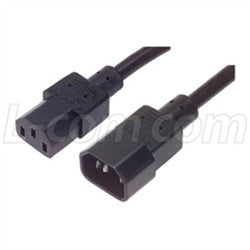 Cable power-cord-sjt3-17-awg-en60320c13-c14-ul-csa-vde-67