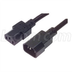 Cable power-cord-sjt3-17-awg-en60320c13-c14-ul-csa-vde-910