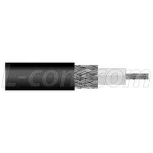 Cable coaxial-bulk-cable-rg58c-u-100-foot-coil