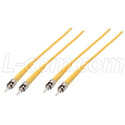 Cable 9-125-single-mode-plenum-fiber-cable-st-dual-st-10m