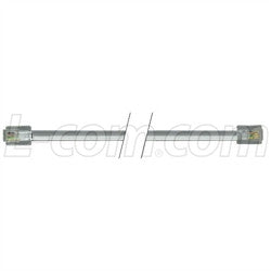 Cable flat-modular-cable-rj11-6x4-rj11-6x4-100-ft