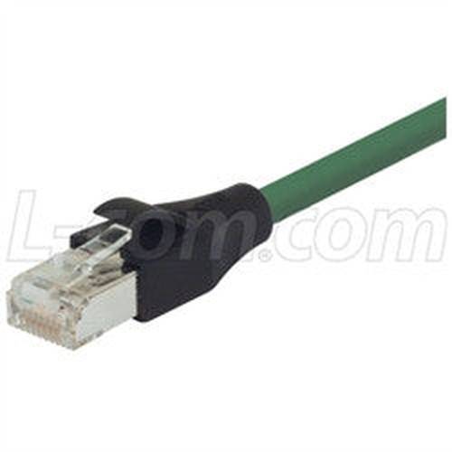 Cable shielded-cat-6-cable-rj45-rj45-pvc-jacket-green-250-ft