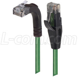 Cable category-5e-right-angle-patch-cable-straight-right-angle-up-green-100-ft