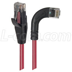 Cable category-5e-right-angle-patch-cable-straight-right-angle-right-exit-red-30-ft