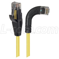 Cable category-5e-right-angle-patch-cable-straight-right-angle-right-exit-yellow-300-ft