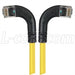 Cable category-5e-right-angle-patch-cable-ra-left-exit-ra-right-exit-yellow-150-ft