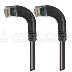 Cable category-5e-right-angle-patch-cable-ra-left-exit-ra-left-exit-black-150-ft