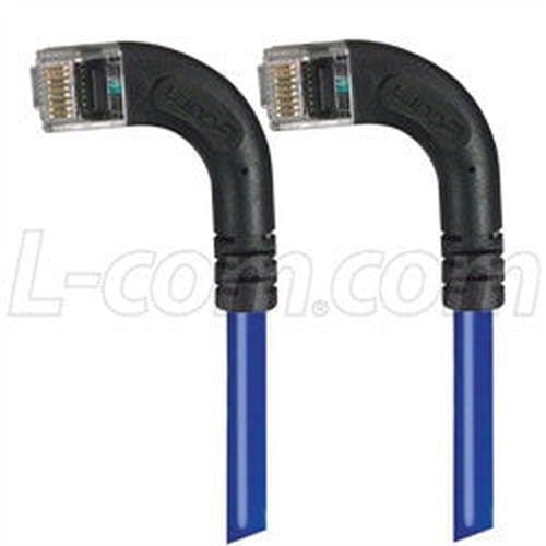 Cable category-5e-right-angle-patch-cable-ra-left-exit-ra-left-exit-blue-20-ft