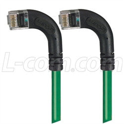 Cable category-5e-right-angle-patch-cable-ra-left-exit-ra-left-exit-green-250-ft