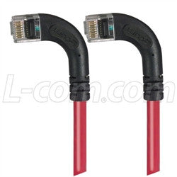 Cable category-5e-right-angle-patch-cable-ra-left-exit-ra-left-exit-red-20-ft