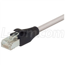 Cable double-shielded-26-awg-stranded-cat-5e-rj45-rj45-patch-cord-900-ft