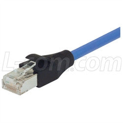 Cable shielded-cat-5e-eia568-patch-cable-rj45-rj45-blue-150-ft