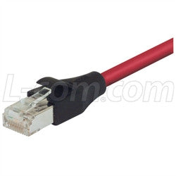 Cable shielded-cat-5e-eia568-patch-cable-rj45-rj45-red-300-ft