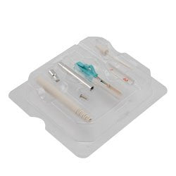 Splice-on connector kit, LC Multimode 3.0mm OM3 Aqua, with 10-piece connectors