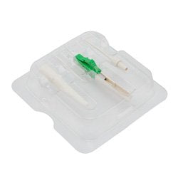 Splice-on connector kit, LC Single mode APC 0.9mm White Boot Green, with 10-piece connectors