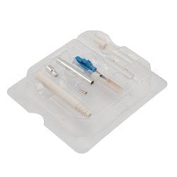 Splice-on connector kit, LC Single mode 3.0mm G652D Blue, with 10-piece connectors