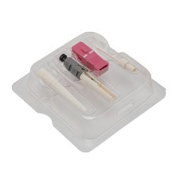 Splice-on connector kit, SC Multimode 0.9mm OM4 H. Violet, with 10-piece connectors
