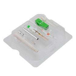 Splice-on connector kit, SC Single mode APC 3.0mm G652D Green, with 10-piece connectors