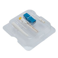 Splice-on connector kit, SC Single mode 0.9mm G652D Blue, with 10-piece connectors