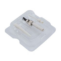 Splice-on connector kit, ST Multimode OM4 0.9mm, with 10-piece connectors