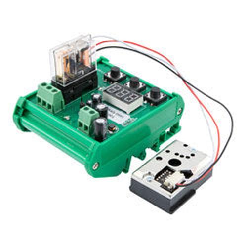Dust and Particulate Sensor Module, 0.03 um, 24 VDC, Relay Output, Infrared Technology