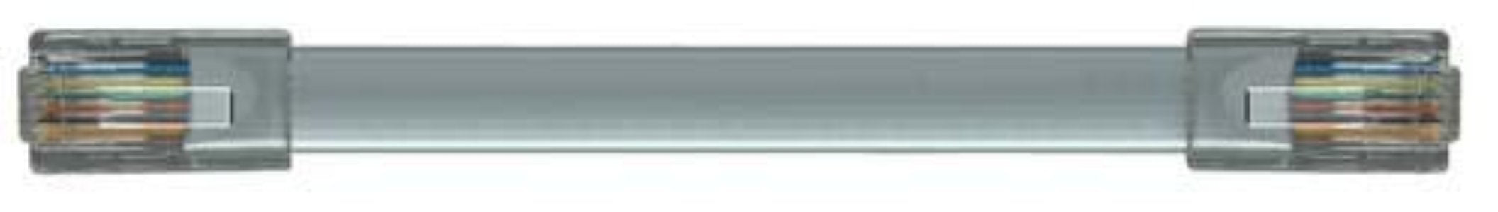 Flat Modular Cable Crossed RJ45 (8x8) / RJ45 (8x8) 1.0 ft — ITM Components