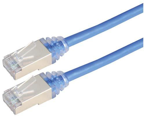 Category 6A Low Profile Ethernet Patch Cable 7Ft