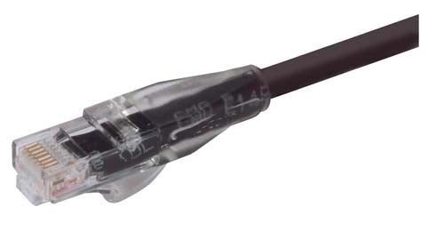 Premium Cat 6 Cable RJ45 / RJ45 Black 25.0 ft