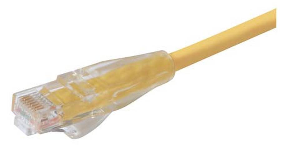 Premium Cat 6 Cable RJ45 / RJ45 Yellow 10.0 ft