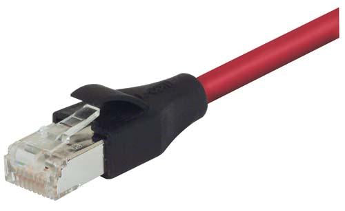 Cable industrial-grade-category-5e-double-shielded-lszh-patch-cord-red-30-ft
