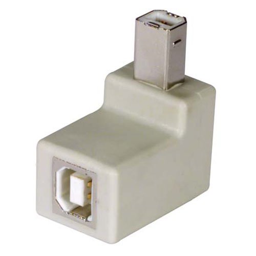 UADBB90-2  Right Angle USB Adapter, Type B Male/Female, Exit 2