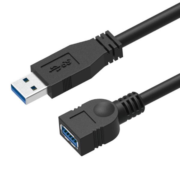 USB 3.0 A Male Straight to A Female Straight Cable 12 Inches