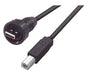 Cable usb-cable-waterproof-type-a-male-standard-type-b-male-20m