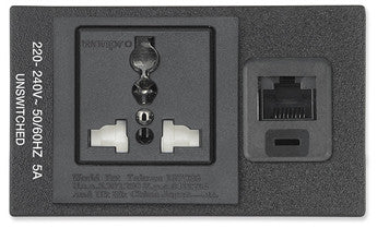 70-658-02 | Extron AC Net Architectural Adapter Plate | ITM Components